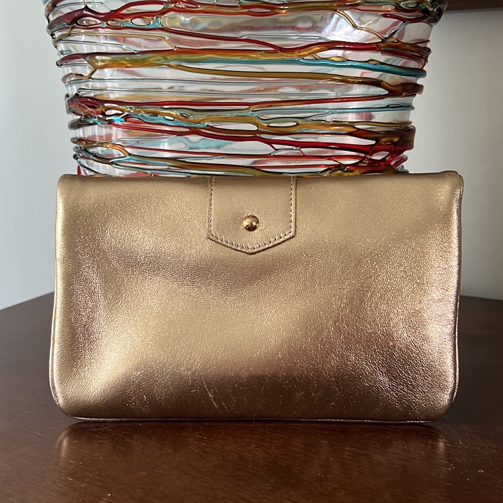 Louis Vuitton Sofia Coppola Gold Leather Clutch Bag (Pre-Owned) - Picture 8 of 8